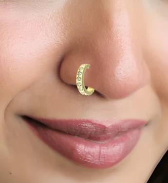 Ladies Nose Ring 22K(916)